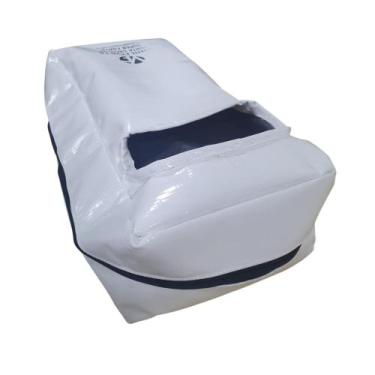 Imagem de Porta Sacolas Supermercados Lojas Feiras De Lona 35 X 25 - Vinilforte,