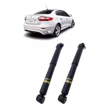 Imagem de PAR DE AMORTECEDOR TRASEIRO ESQUERDO E DIREITO FLUENCE 2011 A 2018 EXCETO TURBO