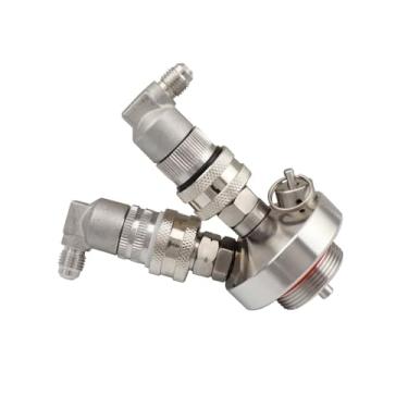 Imagem de Fabricação caseira de cerveja Double Ball Lock Mini Keg Dispenser Tap With Stainless Steel Corny Keg Connector Mini Craft Beer Keg Growler Homebrew Spear Acessórios para vinho