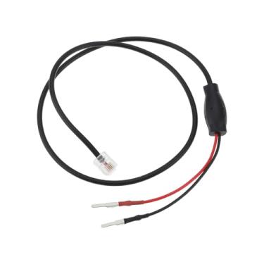 Imagem de Micro Traders 1 cabo de alimentação RJ11 para espelho retrovisor, detector de radar, 60 cm, compatível com Escort, compatível com Valentine One, compatível com detector de radar Uniden RJ11 (pino