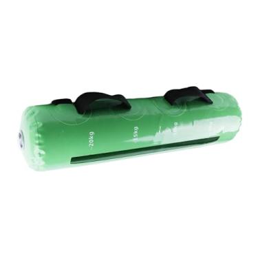 Imagem de Deevoka Bolsa de água de levantamento de peso ajustável Saco de energia Power Stability Exercício Multifuncional Dumbbell Saco de água de fitness para, Verde
