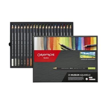 Imagem de Caran D'Ache Lápis de Cor Aquarelável Paisagem, Museum, 3510.420, 20 Cores