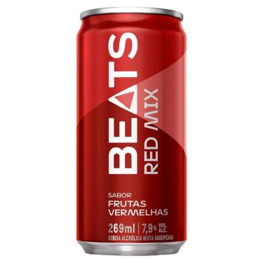 Imagem de Bebida Mista Alcoólica Gaseificada Frutas Vermelhas Beats Red Mix Lata 269ml