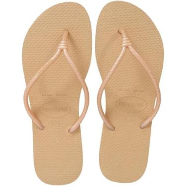 Imagem de Chinelo Feminino Tube Bege Havaianas Nº 39/40