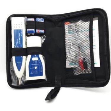 Imagem de Kit Localizador De Cabos Rj11 Rj45 Zumbidor + Testador Rede
