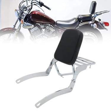 Imagem de FENGREN Motorcyle encosto de passageiro Sissy Bar para Yamaha Virago 125 XV125 1989-2011 Virago 250 XV250 1988-2011