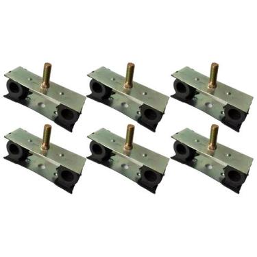 Imagem de Kit 6 Coxim Lanterna Traseira Para Scania 112 113 142 143 - STORE AUTO