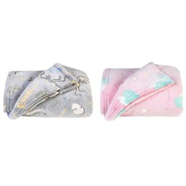 Imagem de Manta Fleece Infantil Brilha no Escuro Menina ou Menino Lepper, Rosa