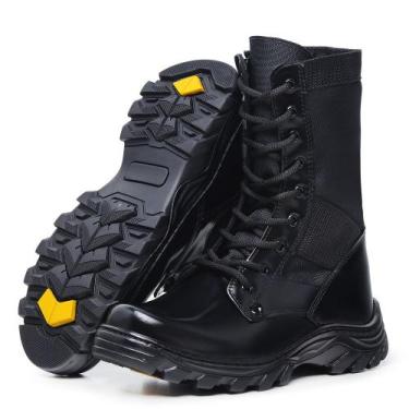 Imagem de Coturno Militar Tático Paintball C/ Zíper E Palmilha Em Gel  - KIITOP,