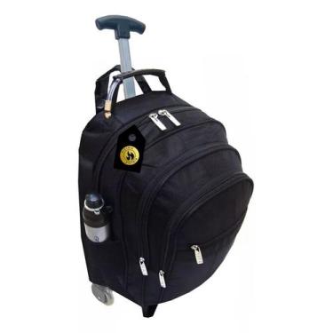 Imagem de Mochila Notebook Carrinho Rodinhas Executiva Viagem REFORÇADA - pietri