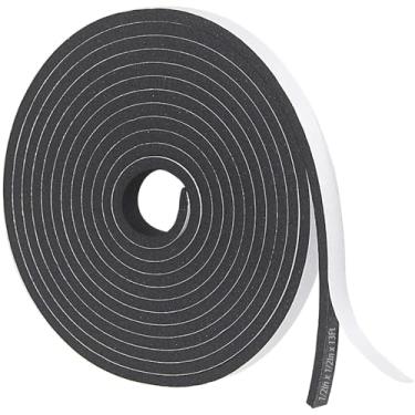 Imagem de Storystore Fita de isolamento de espuma autoadesiva, 1/5.1 cm x 1/5.1 cm x 13 pés para portas e janelas, vedação de porta à prova de som, faixa de clima, tira de vedação de ar condicionado
