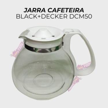 Imagem de Jarra de Vidro para Cafeteira Black Decker Dcm 50 12 cafés - Lenoxx Ea