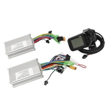 Imagem de Kit de Controlador Sem Escova de Bicicleta Elétrica, Controlador de Motor Sem Escova de Acionamento Duplo 24V 36V 48V 500W 25A Com Tela LCD para Bicicleta Elétrica