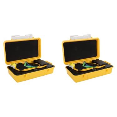 Imagem de Cabo de Extensão de Caixa de Cabo de Fibra óptica Otdr Monomodo Sc-sc Conector Eliminadores de Zona Morta Caixa de Fibra 1km