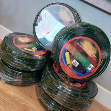 Imagem de Kit mangueira bariflex pvc trançada 15 mts, Verde