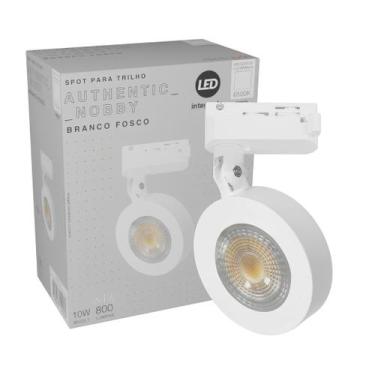 Imagem de Spot Trilho Eletrificado Redondo Nobby Br 10W 800Lm Avant, BRANCO-FRIO