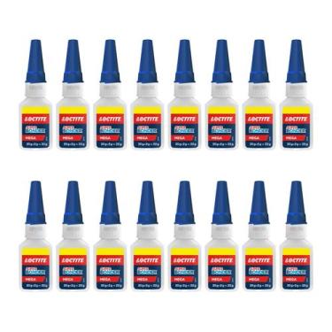Imagem de Kit com 16 Colas instantânea Loctite Super Bonder Mega 22g