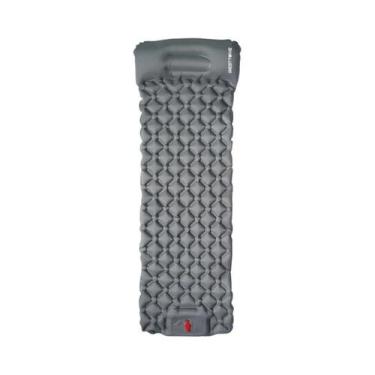 Imagem de Colchão Inflável Ultraleve para Camping com Bomba Embutida e Travessei