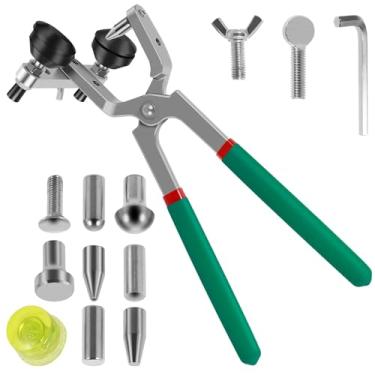 Imagem de Kit de reparo de amassado sem pintura, alicate de borda de para-lama, painel de porta de carro, extrator de amassado, ferramenta de reparo de metal torno de crimpagem de metal, painel de para-lama