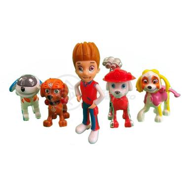 Imagem de Kit 5 Bonecos Patrulha Canina Com 4 Skat Robo Dog 19
