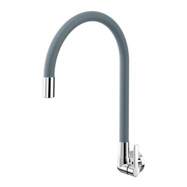 Imagem de Torneira Docol Galiflex Cinza/cromado 966957 De Parede