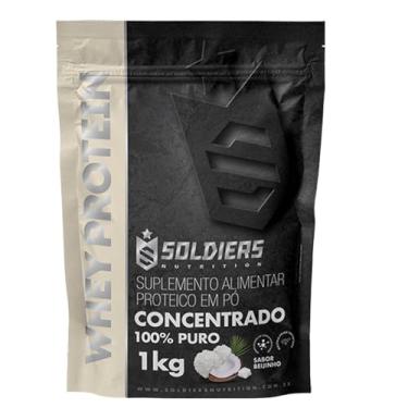 Imagem de Whey Protein Concentrado 1kg - Beijinho - 100% Importado - Soldiers Nutrition