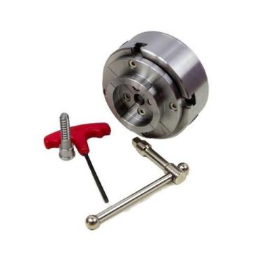 Imagem de Jogo De Placas Com Castanha E Mordentes Para Torno De Madeir - Strom