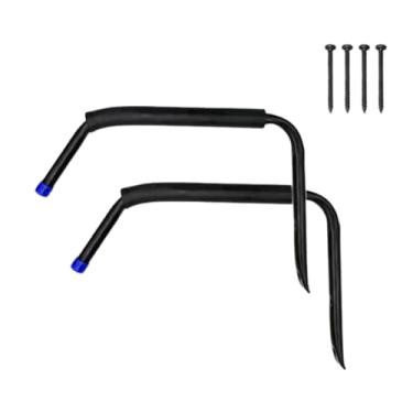 Imagem de oshhni Suporte para armazenamento de caiaque, suporte para canoa, de parede, garagem portátil, gancho para armazenamento de caiaque interno para canoa, casa, Azul