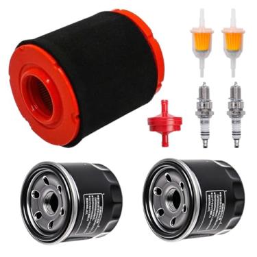 Imagem de JDLLONG 937-05066 737-05066 Filtro de ar para Troy Bilt TB42 TB46 MTD 547cc OHV para Cub Cadet XT1-LT42 XT1-LT46 para Craftsman T1300 T1500 4X90HU 8X90KU 8X90KU 0ZU 9X 90HU com filtro de óleo 951