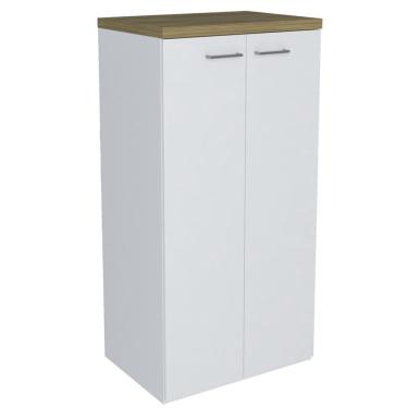 Imagem de Armário Toq 2 PT Branca e Olmo 140 cm
