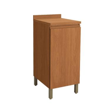 Imagem de Balcão de Cozinha com Tampo Valence 1 Porta Canela 40 cm