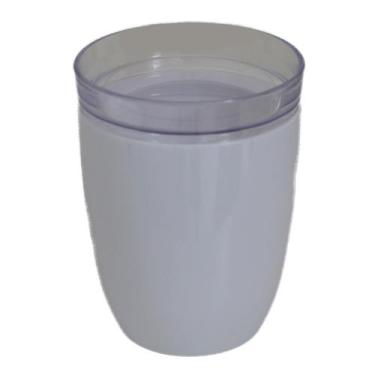 Imagem de Porta Cotonetes Linha Málaga Branco - 7891559901787