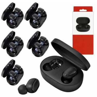 Imagem de KIT 5 Fone Bluetooth de Ouvido sem Fio TWS Atacado - 01Smart, Preto