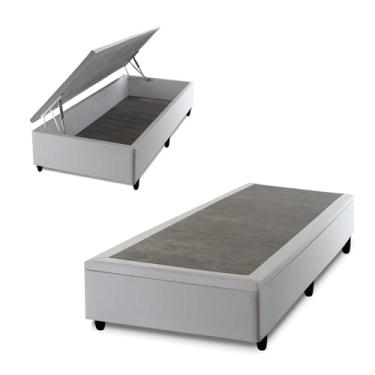 Imagem de Box Baú Branco Solteiro 96x203x45 - King House