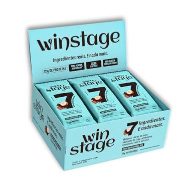 Imagem de Barra de Proteína Sabor Coco com Chocolate WinStage - Caixa 12 Unid.