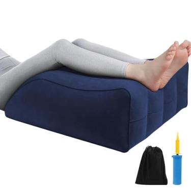 Imagem de Cunha para pernas – Almofada de cunha para elevar o joelho – Almofada de suporte de elevação posicionador de joelho para reduzir o inchaço, melhorar a circulação, lesão no quadril e tornozelos