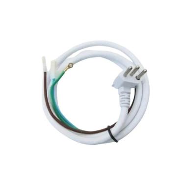 Imagem de Cabo de Forca 1,5 Metros para Ar Condicionado 7/24 BTUs Perfil 3x1,5mm Branco