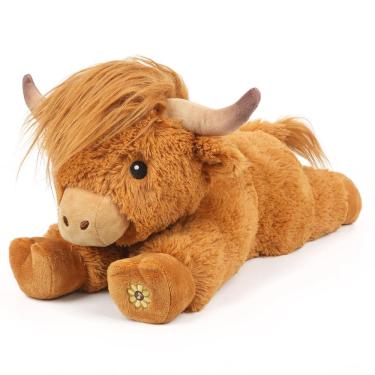 Imagem de Bicho de pelúcia Cuckool Highland Cow com Moo Sound 35 cm
