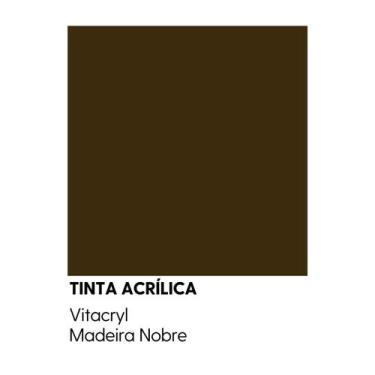 Imagem de Tinta Emborrachada Acetinada Marrons - Vitacryl, Madeira Nobre, 3,6 lt