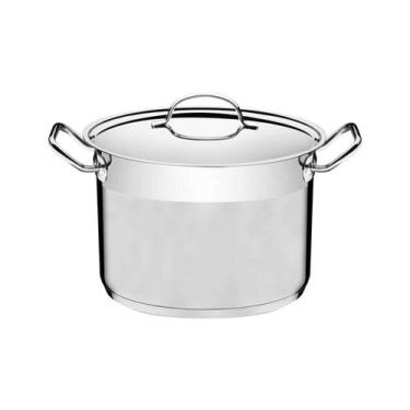 Imagem de Caldeirão Tramontina Professional em Aço Inox Fundo Triplo com Tampa P