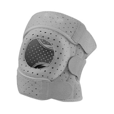 Imagem de RNXRZANK Joelheira, Proteção Do Joelho, Ajustável, Cinta de Suporte Do Tendão Patelar Confortável, Estabilizador Do Ligamento Patelar para Esportes de Fitness, Cinza