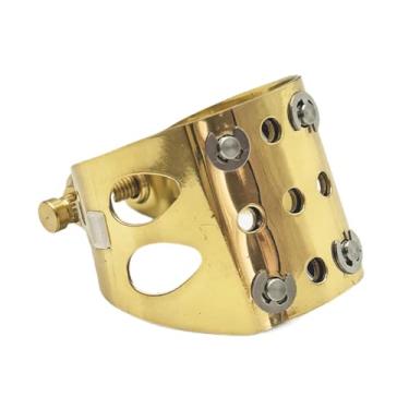 Imagem de Yunhgft Abraçadeira de Metal para Boquilha de Saxofone, Fornece ótimo Som, Ajustável, Resistente, Flexível, Clipe para Boquilha, Peças de Reposição