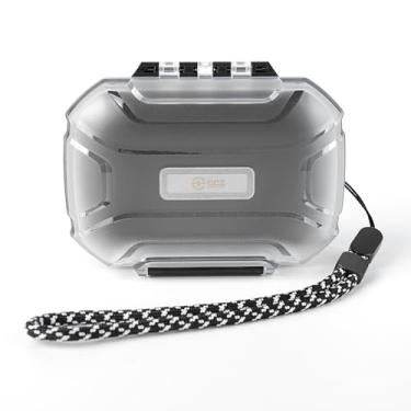 Imagem de EZ EAR CCZ Taichi Capa IEM portátil, resistente à água, caixa rígida de armazenamento de fones de ouvido para fones de ouvido compatível com Moondrop CHU II, KZ ZS10 PRO, CCZ Melody (cinza)