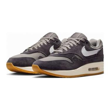 Imagem de Nike Tênis masculino Air Max 1 PRM Crepe, Cinza-claro cinza neutro Thunder cinza, 36 BR