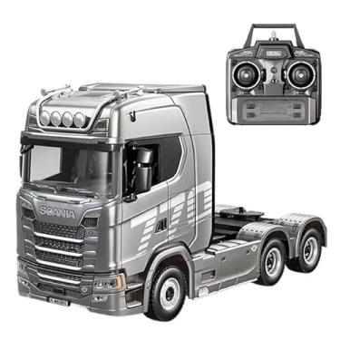 Imagem de Caminhão Scania 770s V8 de Controle Remoto H1501 Cinza - Escala 1:18 Realista