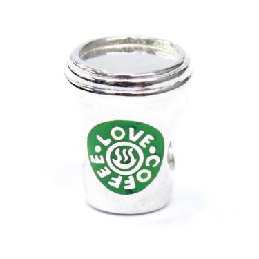 Imagem de Berloque Mundo Briller Separador Copo De Café Prata