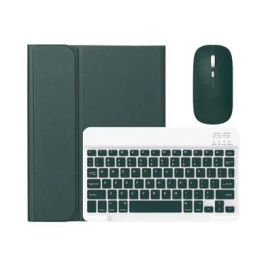 Imagem de Capa Com Teclado Para Samsung Galaxy Tab A9 A8 S10 S9FE S7 S8 11 plus 