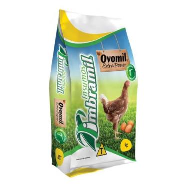 Imagem de Ração ovomil triturado para galinhas aves 5kg - IMBRAMIL
