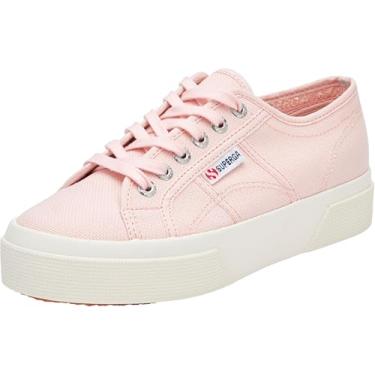 Imagem de Superga Tênis de plataforma unissex adulto 2740, Rosa Ish/Favorio, 36/37 BR