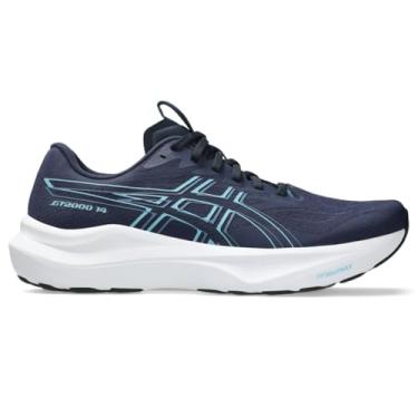 Imagem de ASICS Tênis de corrida masculino GT-2000 14, Meia-noite/água parada, 12 Wide